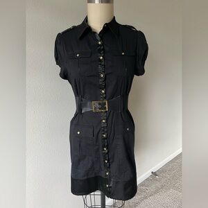 ASOS Black Shirtdress with Belt